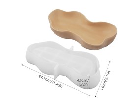 Molde silicona cuenco irregular profundo 